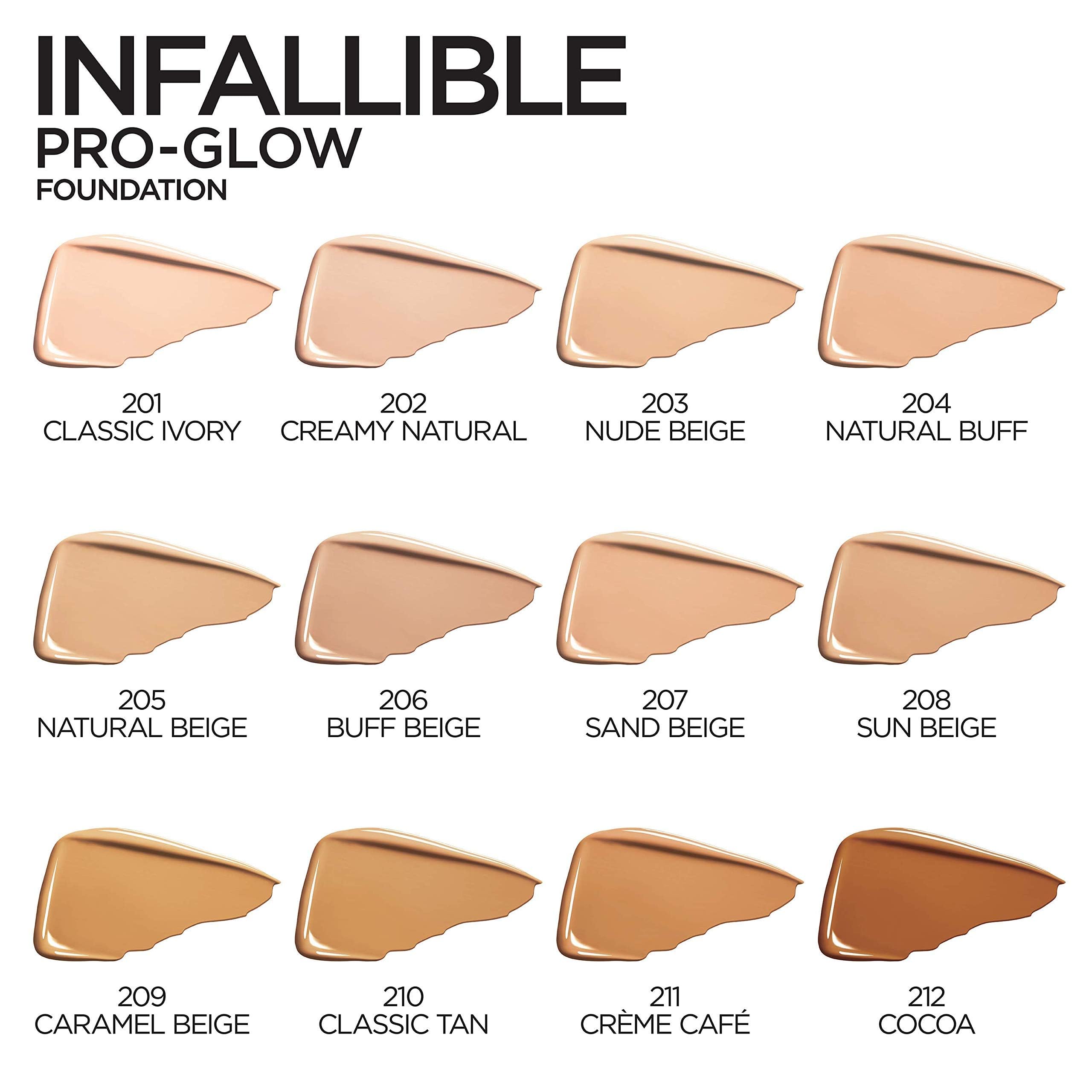 Foto 7 pulgar | Base de Maquillaje L'Oreal Paris Infallible Pro-glow 24 Horas 30 ml Beige Natural - Venta Internacional