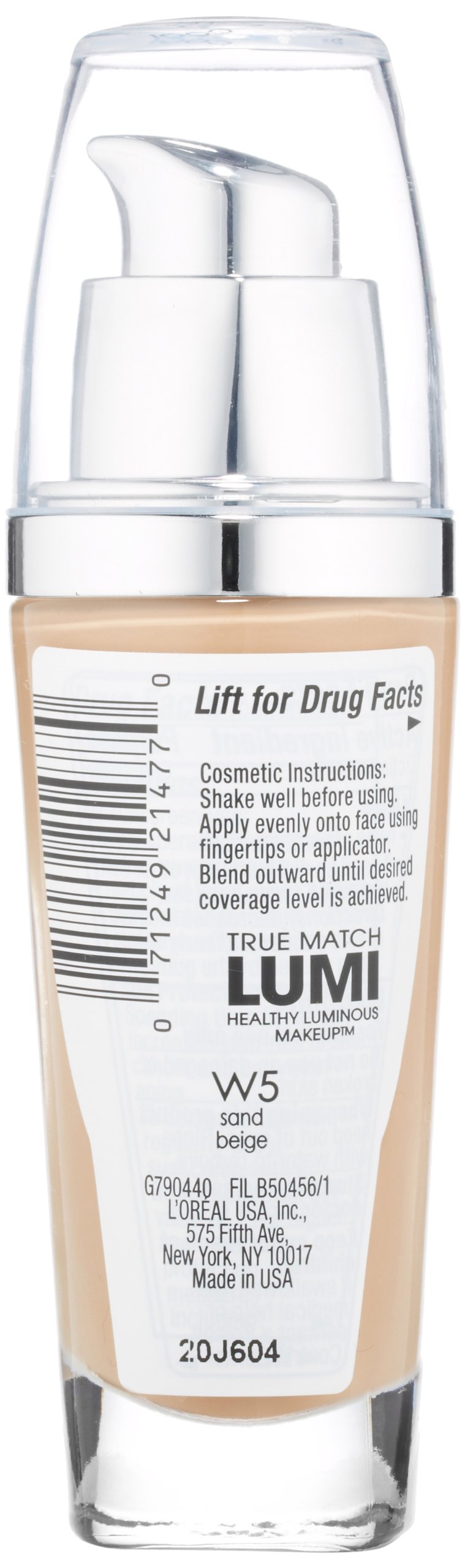 Foto 3 pulgar | Maquillaje L'Oreal Paris True Match Lumi Healthy W5 Sand Beige - Venta Internacional