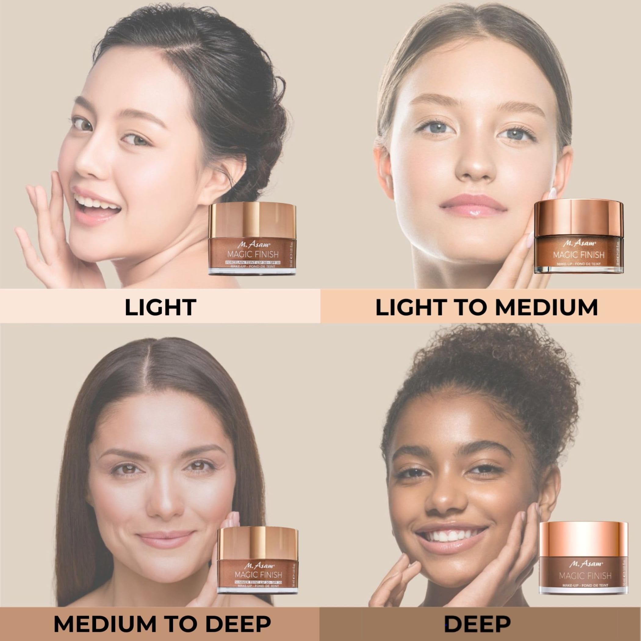 Foto 7 | Mousse de Maquillaje M. Asam Magic Finish 30 ml 4 en 1 Vegano - Venta Internacional