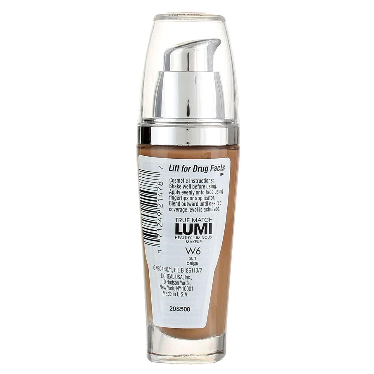 Foto 6 | Maquillaje L'oreal Paris True Match Lumi Healthy W6 Sun Beige - Venta Internacional.