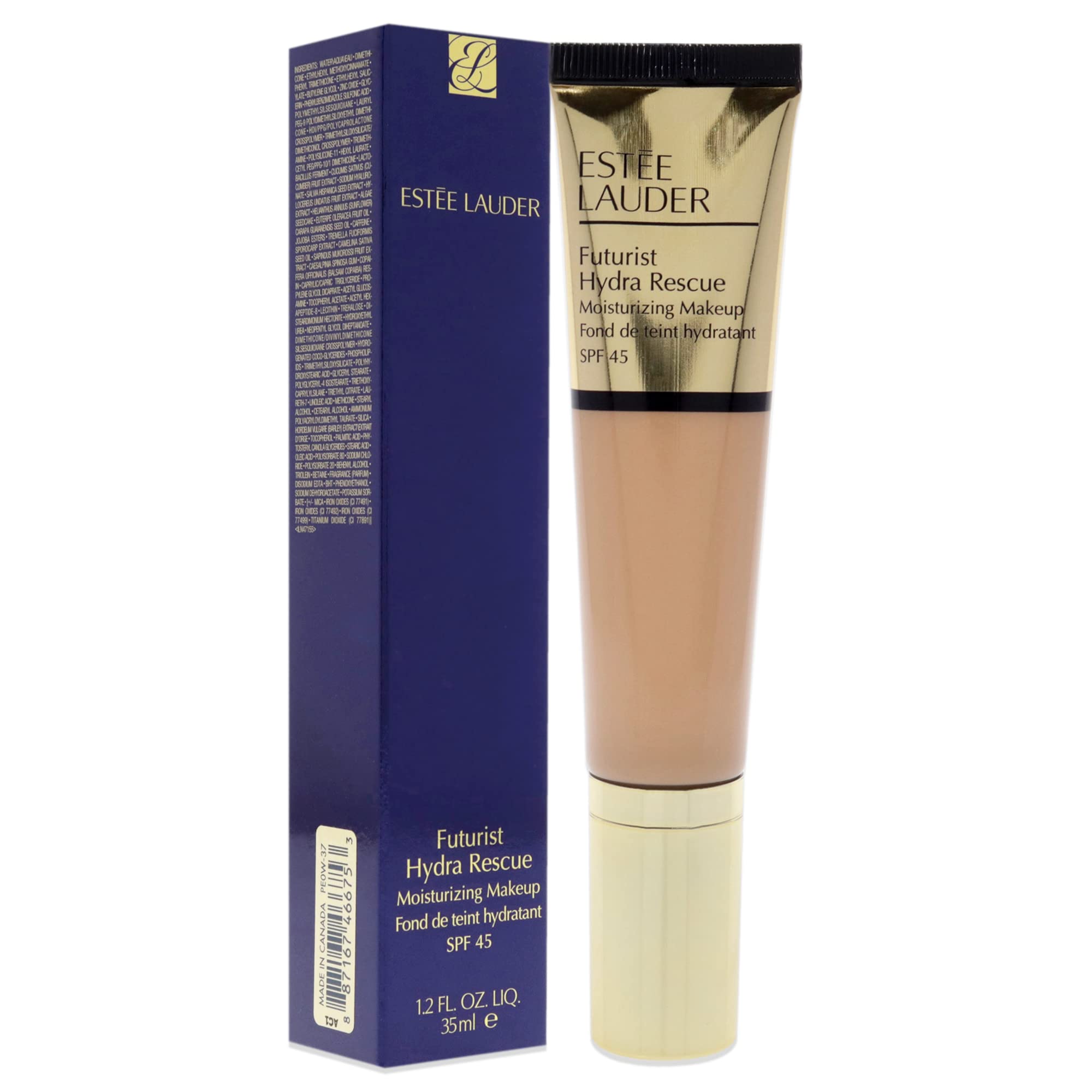 Foto 4 pulgar | Fundación Estee Lauder Futurist Hydra Rescue Spf 45 3w1 Tawny - Venta Internacional