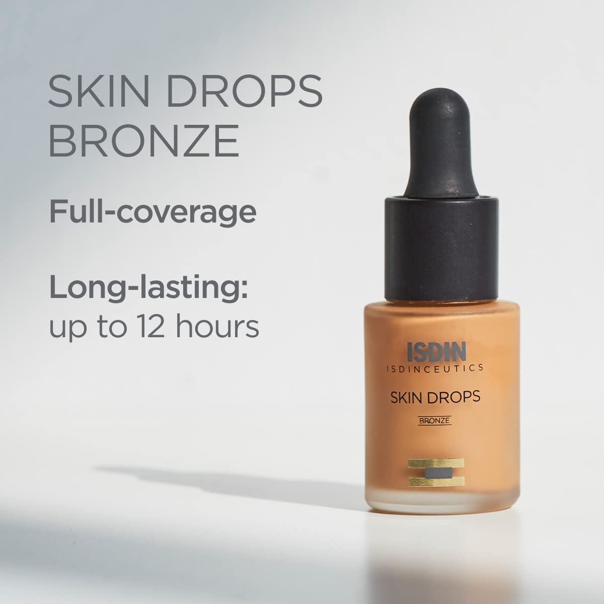 Foto 5 pulgar | Base de Maquillaje Isdin Skin Drops Bronze para Piel Mediana - Venta Internacional