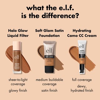 Foto 5 | Foundation e.l.f. Soft Glam Cobertura Media 54 Puntos Neutros Profundos - Venta Internacional