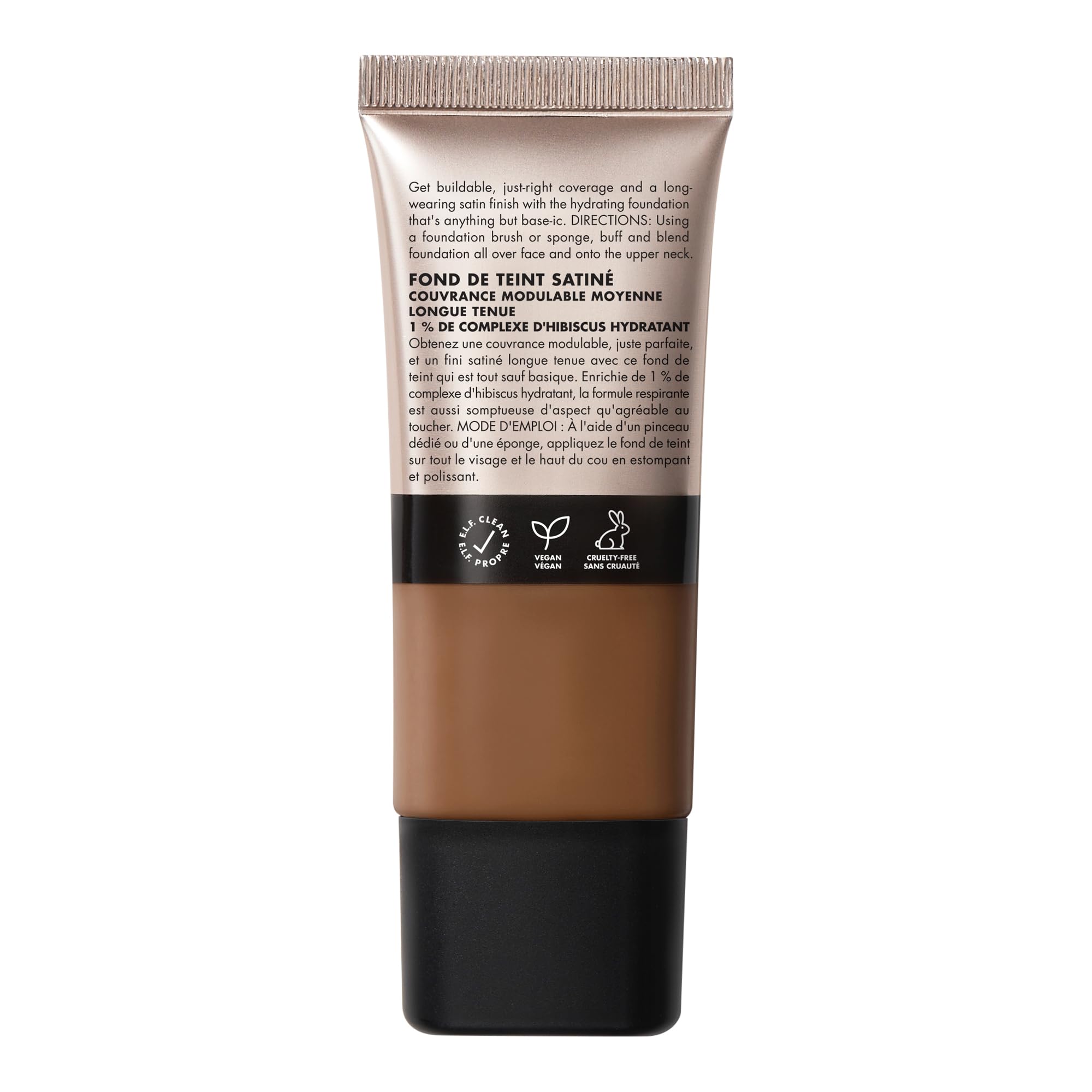 Foto 6 | Foundation e.l.f. Soft Glam Cobertura Media 54 Puntos Neutros Profundos - Venta Internacional