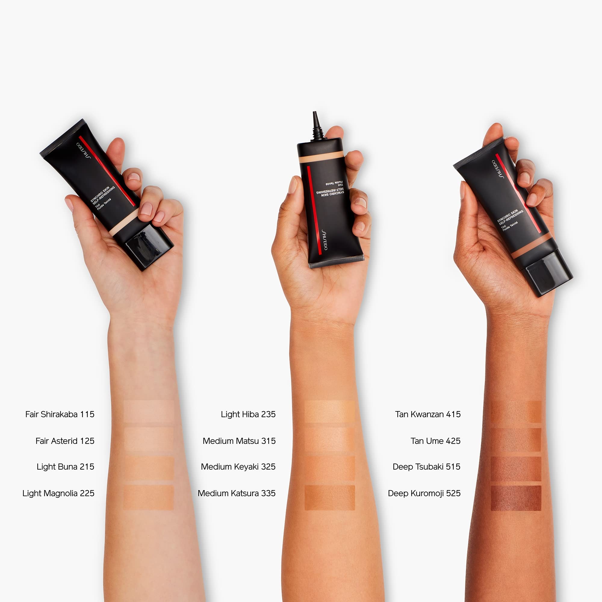 Foto 6 pulgar | Crema Hidratante con Color Shiseido Synchro Skin Deep Kuromoji 525 - Venta Internacional