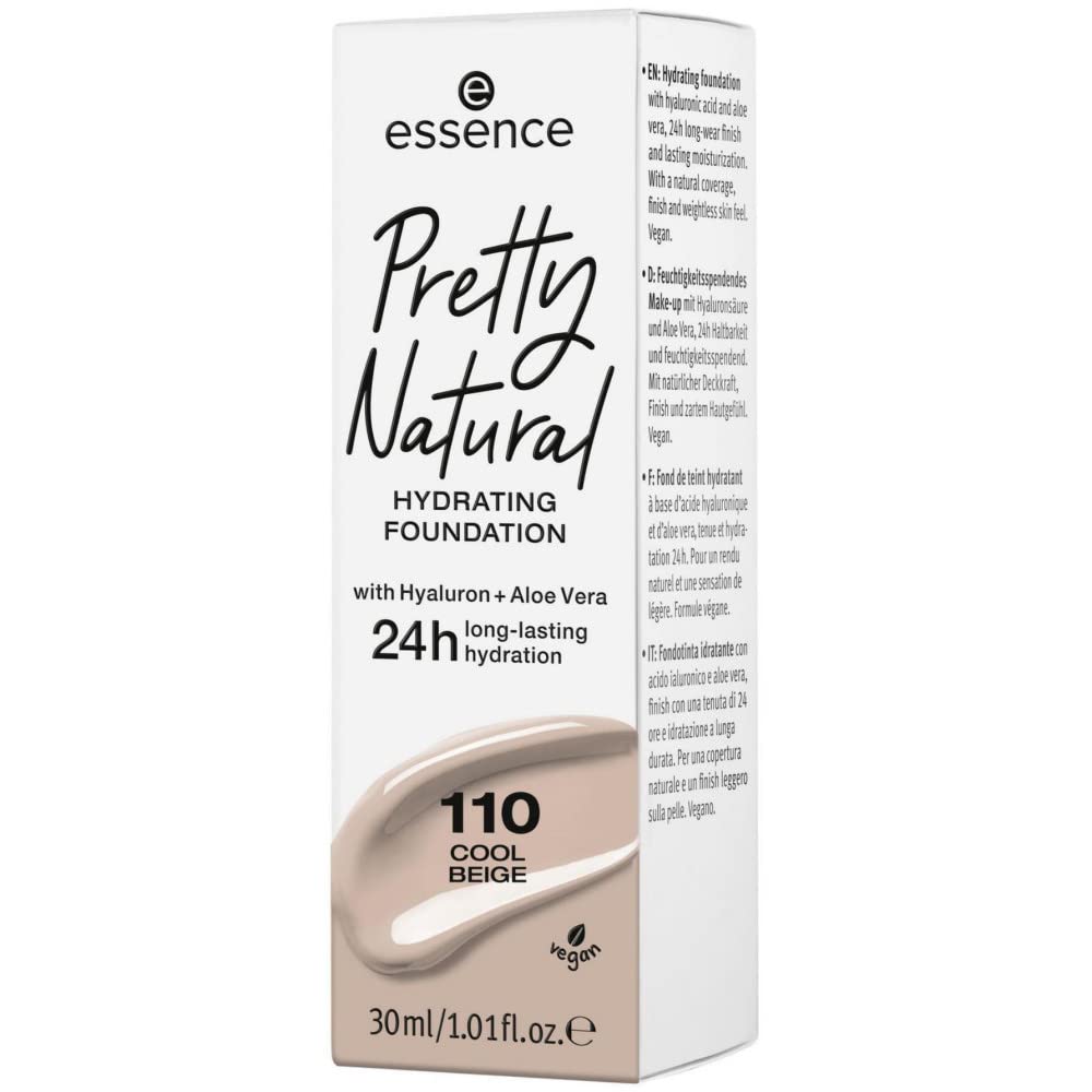 Foto 3 pulgar | Esencia De Base Pretty Natural Hydrating 110 Cool Beige - Venta Internacional.