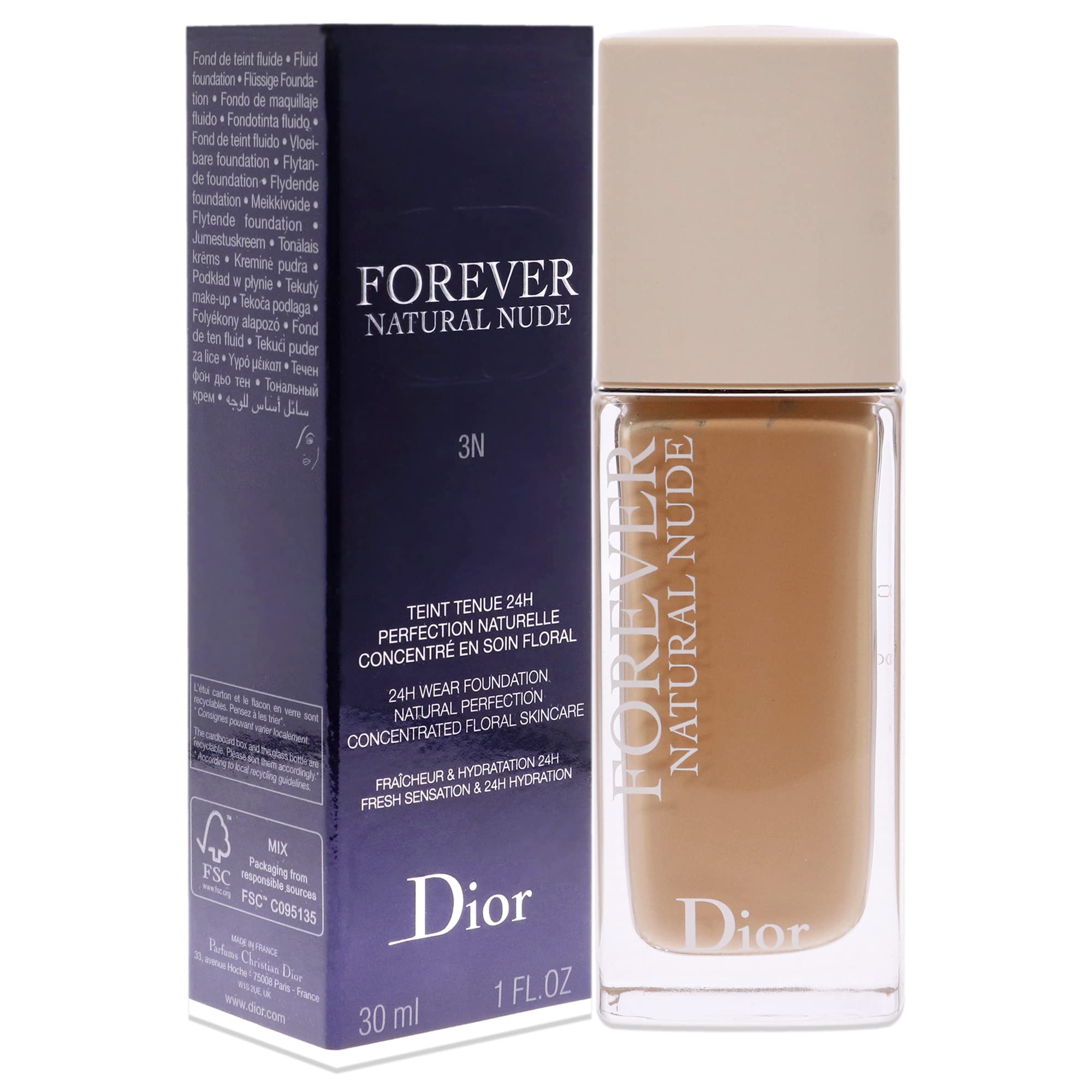 Foto 4 pulgar | Base Dior Dior Forever Natural Nude 3n 30 Ml Para Mujer - Venta Internacional.