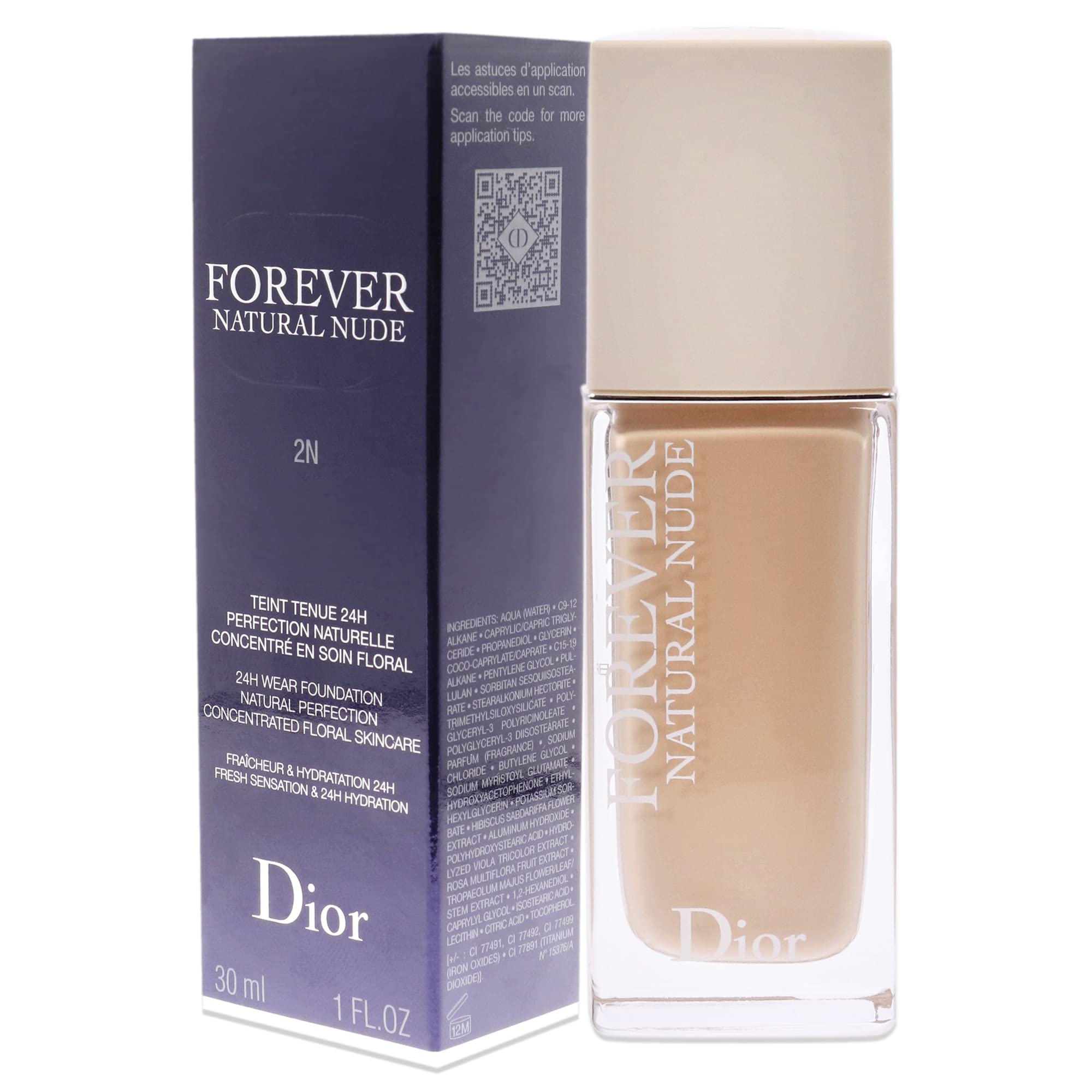 Foto 5 pulgar | Base Dior Forever Natural Nude 2n 30 ml para Mujer - Venta Internacional