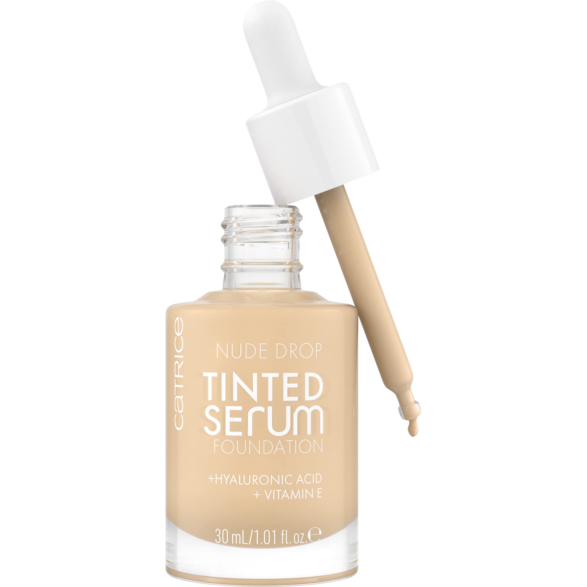 Sérum Teñido Foundation Catrice Nude Drop Vegan 004n - Venta Internacional.