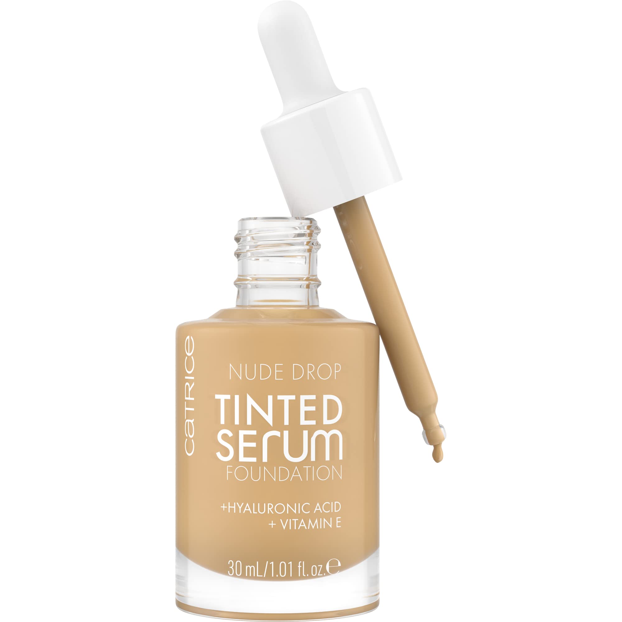 Sérum Teñido Foundation Catrice Nude Drop 040n Vegan - Venta Internacional.