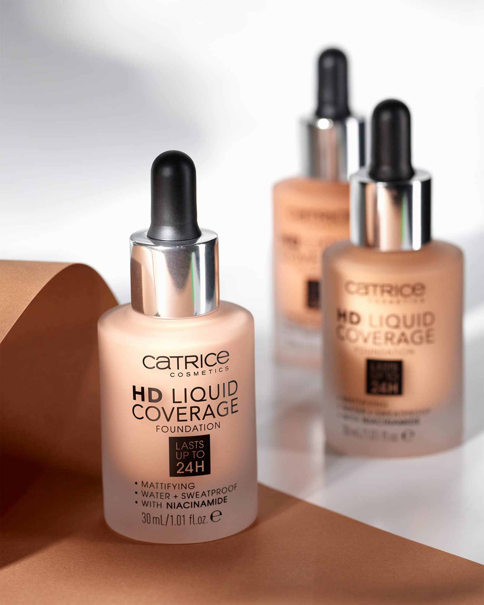 Foto 7 pulgar | Base Catrice Hd Liquid Coverage 050 Rosy Ash Vegan - Venta Internacional.