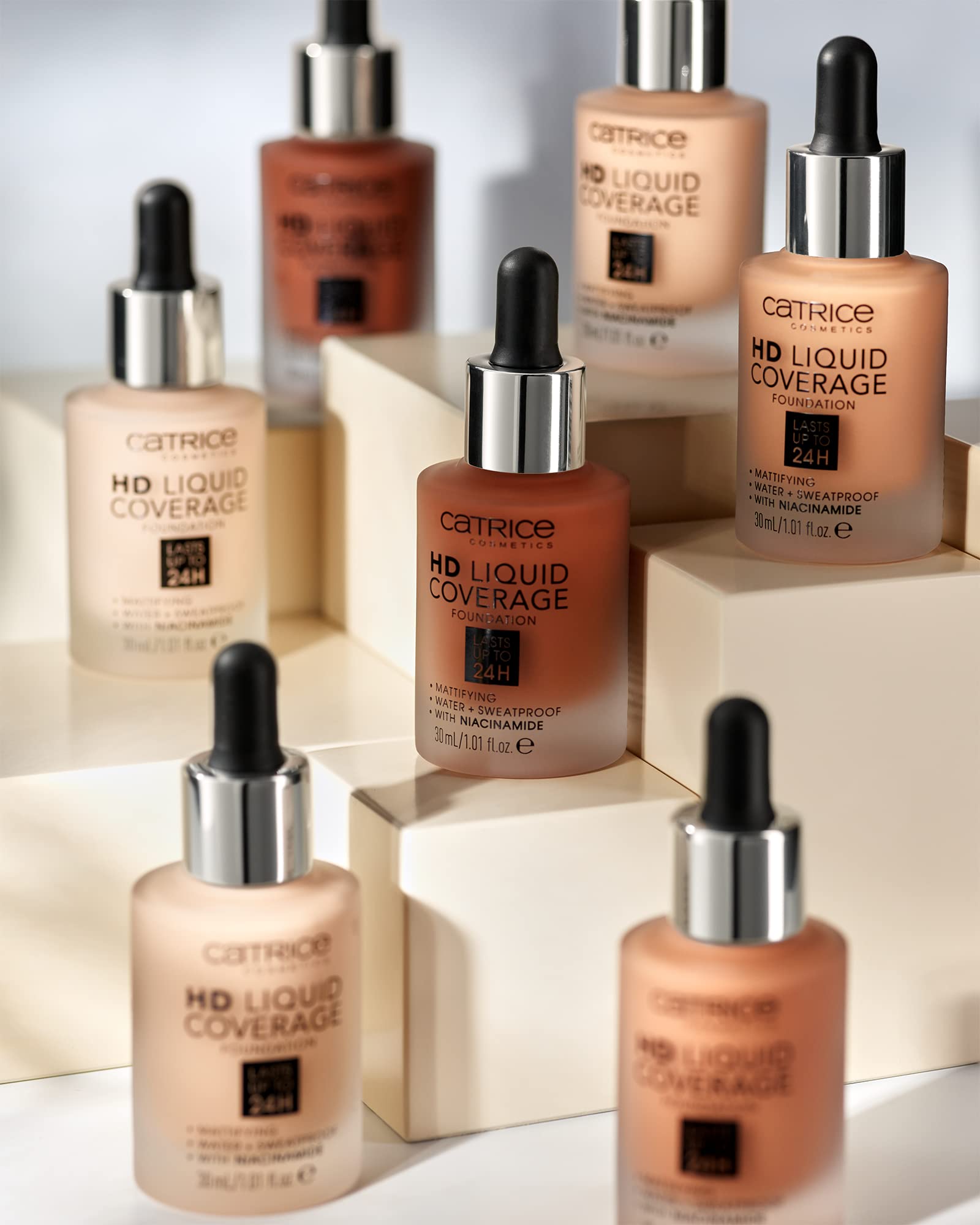 Foto 7 | Base Catrice Hd Liquid Coverage 050 Rosy Ash Vegan - Venta Internacional.