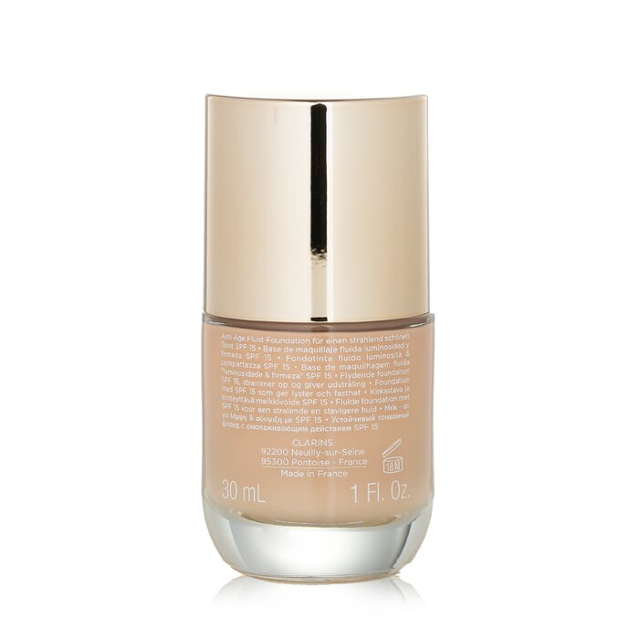 Foto 7 | Fluido Everlasting Youth De Foundation Clarins Spf 15 #107, Color Beige - Venta Internacional.