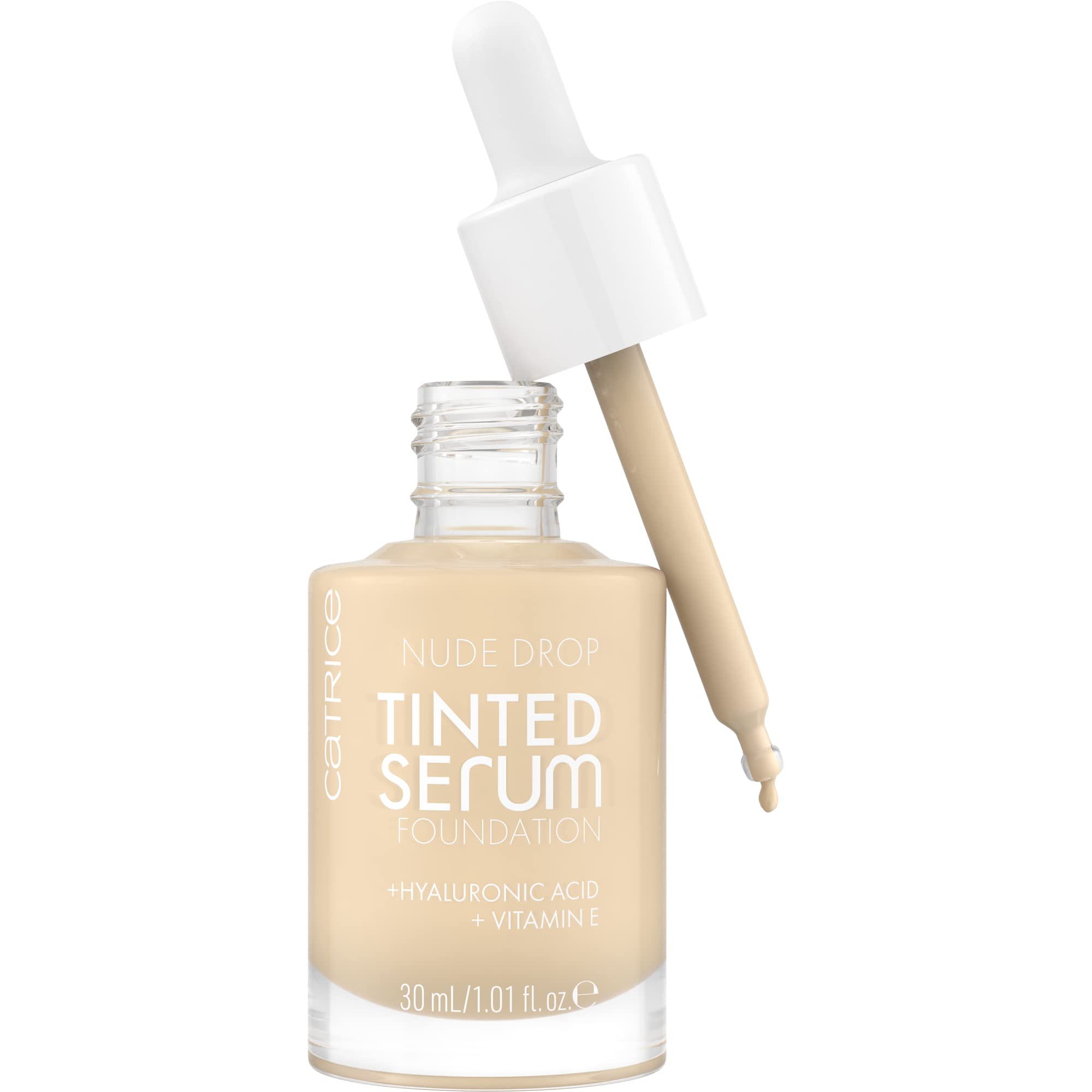 Sérum Teñido Foundation Catrice Nude Drop Vegan 001n - Venta Internacional.