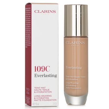 Foto 4 pulgar | Base Clarins Everlasting Long Wearing #109c Wheat, 30 Ml - Venta Internacional.