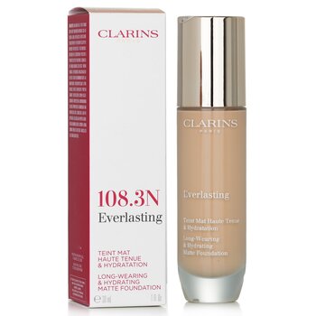 Foto 3 | Base Clarins Everlasting Hidratante De Larga Duración #108 .3 - Venta Internacional.