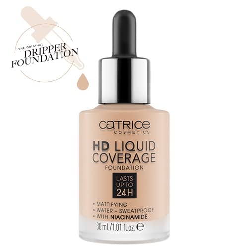 Foto 3 pulgar | Base Catrice Hd Liquid Coverage 030 Sand Beige Vegan - Venta Internacional.