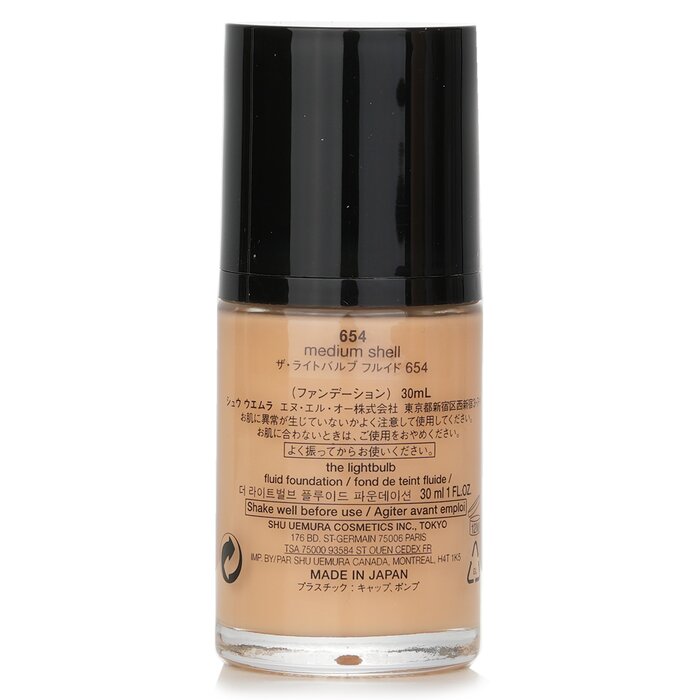 Foto 4 pulgar | Bombilla Fluida Foundation Shu Uemura Spf 25 #654 Medium She - Venta Internacional.