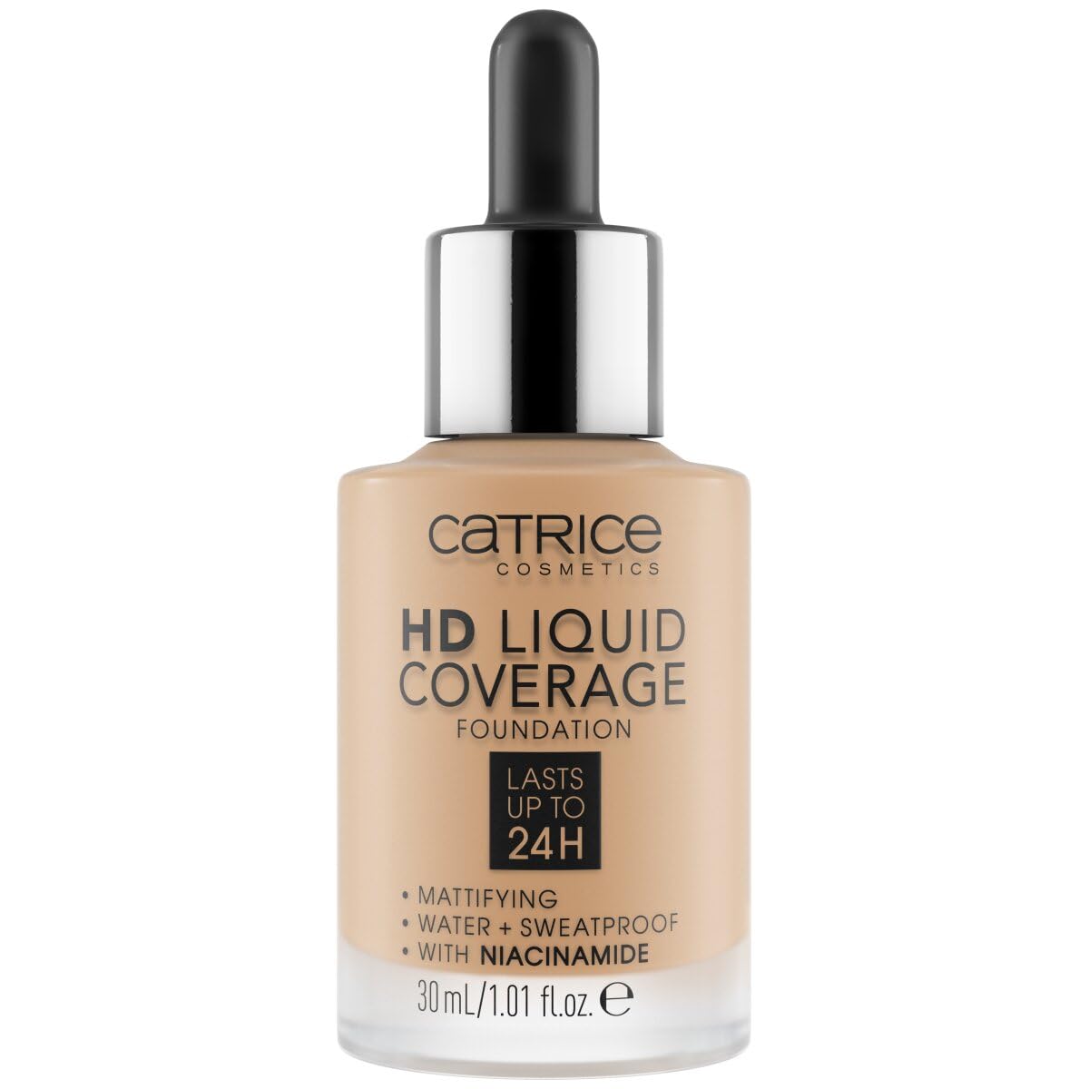 Base Catrice Hd Liquid Coverage 032 Nude Beige Vegan - Venta Internacional. $516