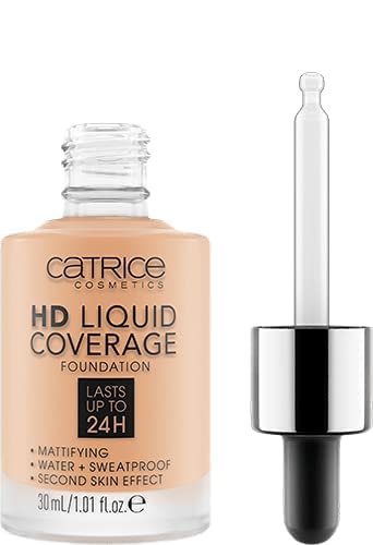 Foto 3 pulgar | Foundation Catrice Hd Liquid Coverage 025 Warm Avena Vegana - Venta Internacional.