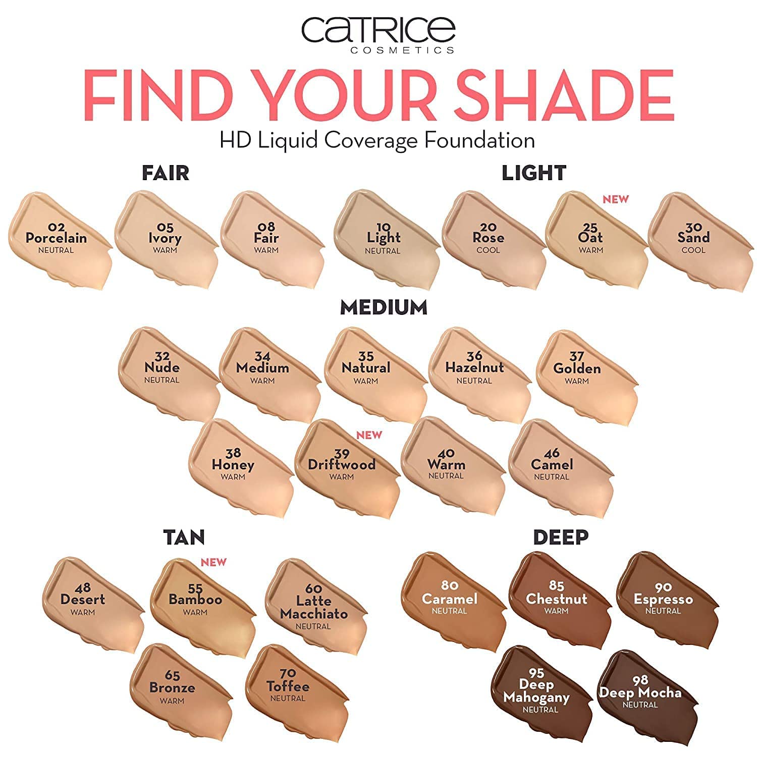 Foto 7 | Foundation Catrice Hd Liquid Coverage 025 Warm Avena Vegana - Venta Internacional.