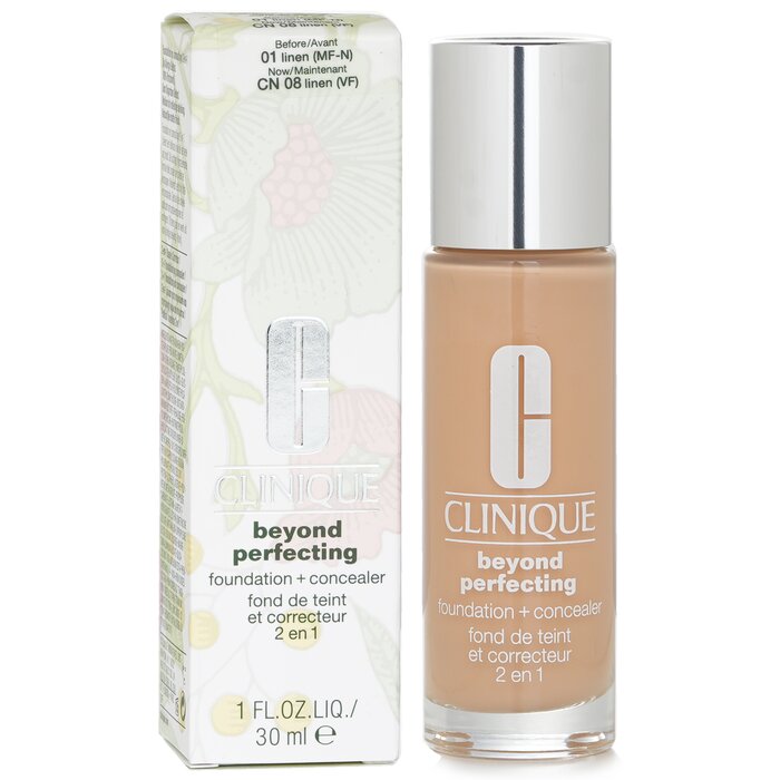 Foto 3 pulgar | Base De Maquillaje Y Corrector Clinique Beyond Perfecting #01 Linen - Venta Internacional.