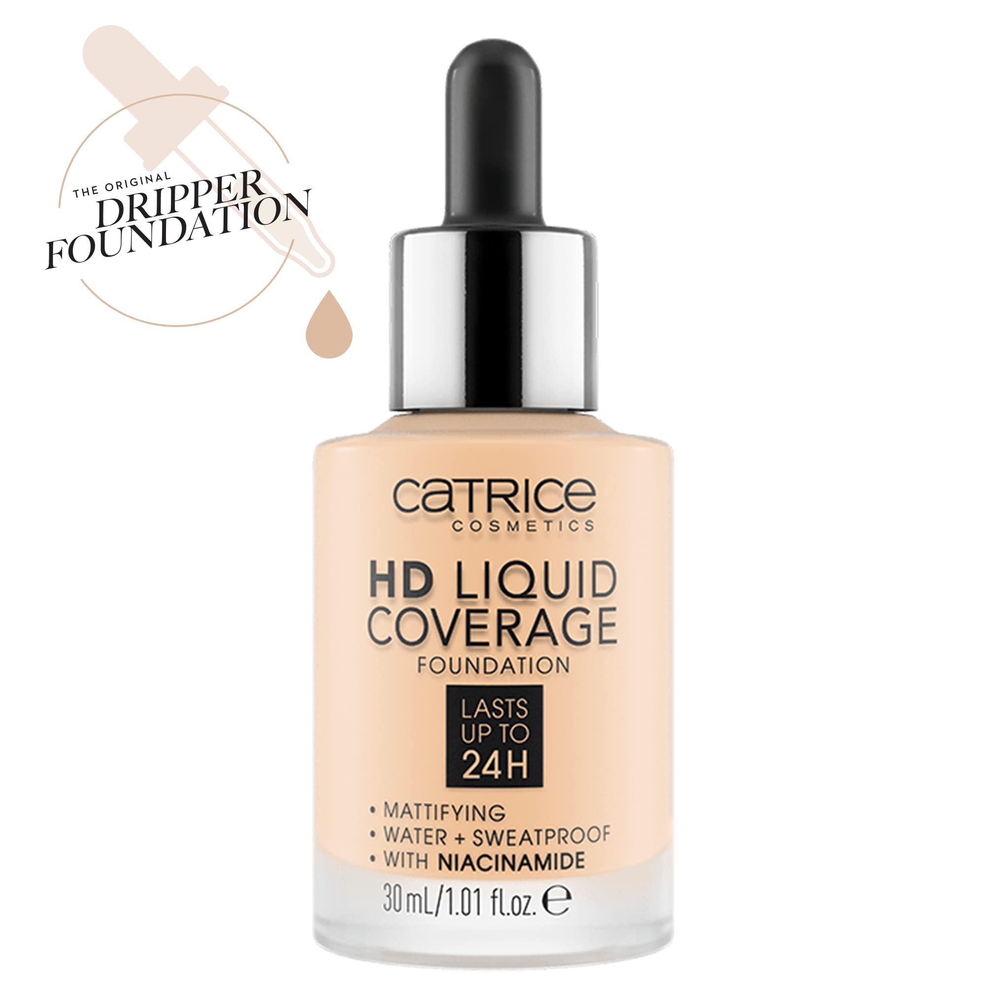 Foto 3 pulgar | Foundation Catrice Hd Liquid Coverage 002 Porcelain Beige - Venta Internacional.