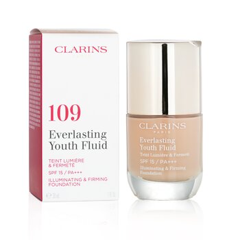 Foto 4 pulgar | Fluido Everlasting Youth De Foundation Clarins Spf 15 #109 Trigo - Venta Internacional.