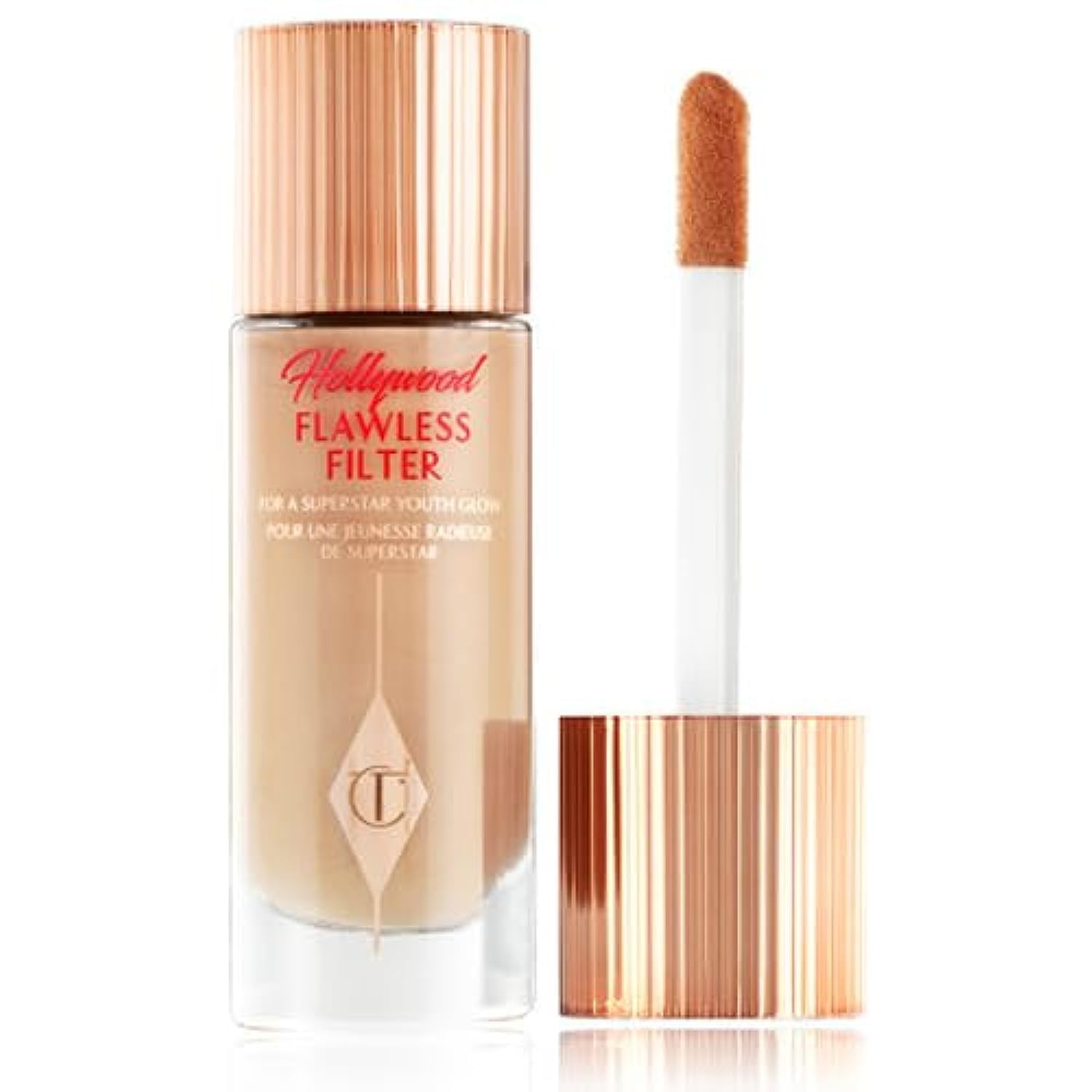 Foto 2 pulgar | Filtro Impecable Foundation Charlotte Tilbury Hollywood 4 - Venta Internacional.