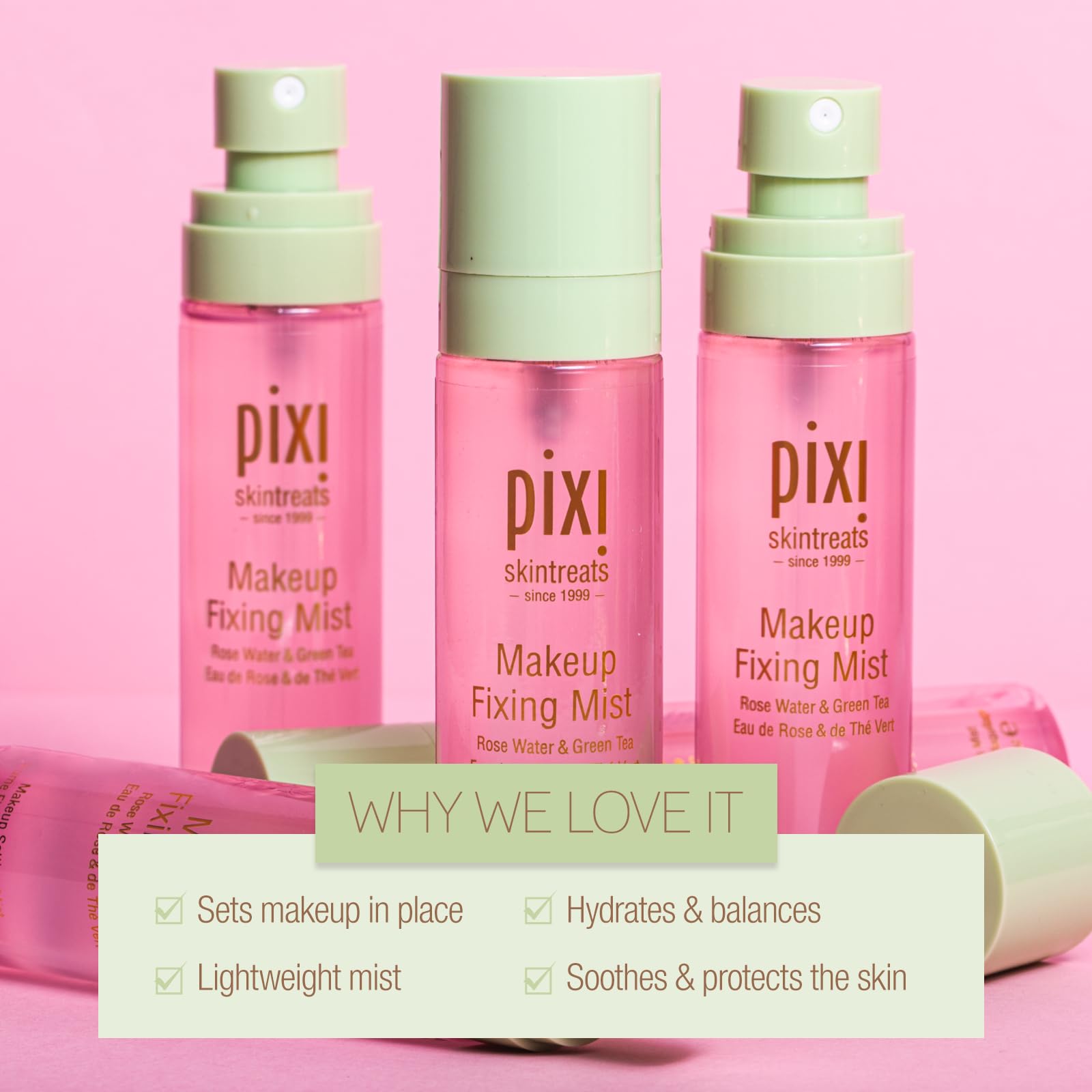 Foto 6 | Bruma Fijadora De Maquillaje Pixi Beauty, 80 Ml, Spray Fijador Integral - Venta Internacional.