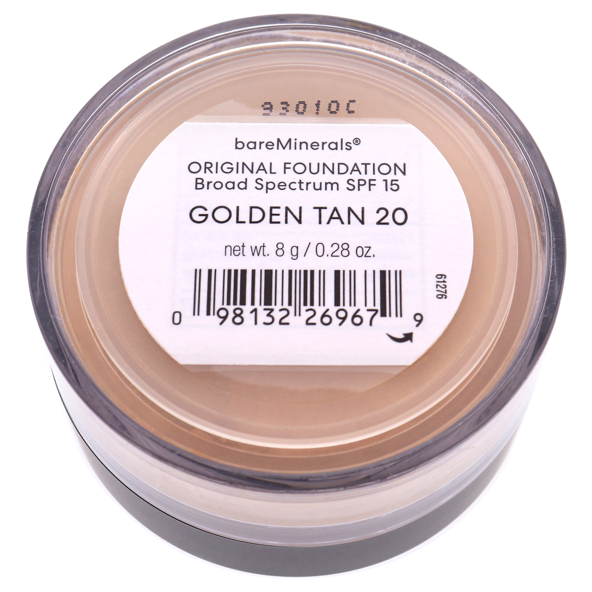 Base De Maquillaje Bareminerals Original Spf 15 20 Golden Bronceado, 8 Ml - Venta Internacional.