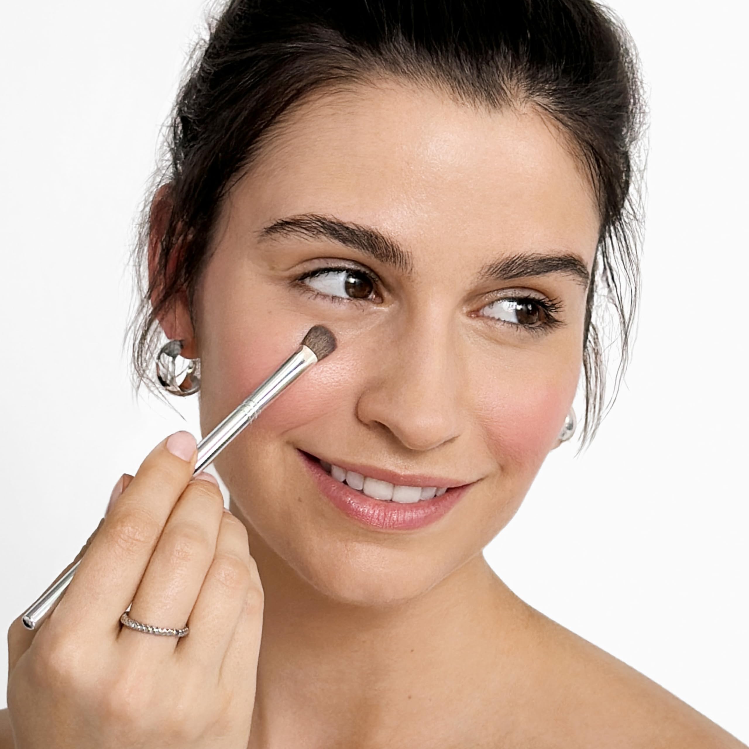 Foto 4 pulgar | Pincel De Maquillaje Clinique Flat Corrector Para Debajo De Los Ojos Y El Rostro - Venta Internacional.