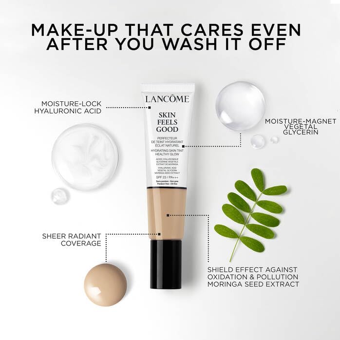 Foto 4 pulgar | Crema Hidratante Con Color Lancôme Skin Feels Good Spf 23 04n Golden Sand - Venta Internacional.