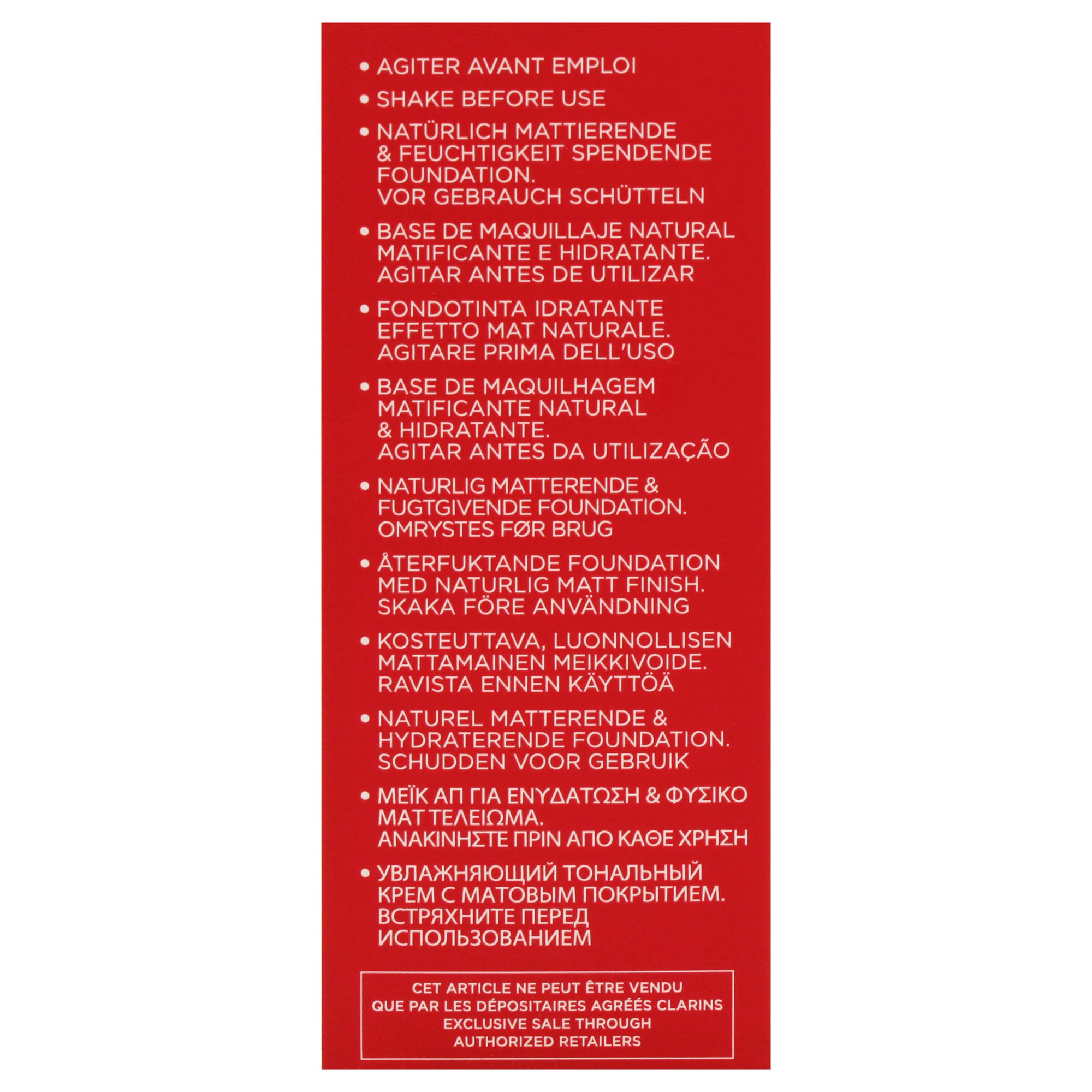 Foto 7 pulgar | Base De Maquillaje Clarins Skin Illusion Velvet #105n 30 Ml/30 Ml - Venta Internacional.