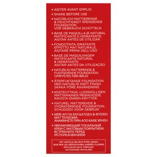 Foto 6 | Base De Maquillaje Clarins Skin Illusion Velvet #105n 30 Ml/30 Ml - Venta Internacional.