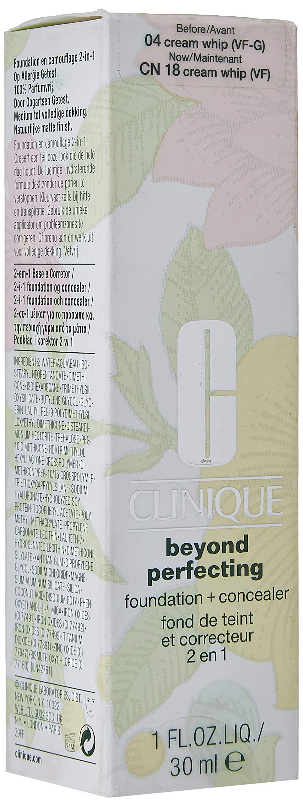 Foto 4 pulgar | Base Clinique Beyond Perfecting #18 Sand (m-n) 30 Ml - Venta Internacional.