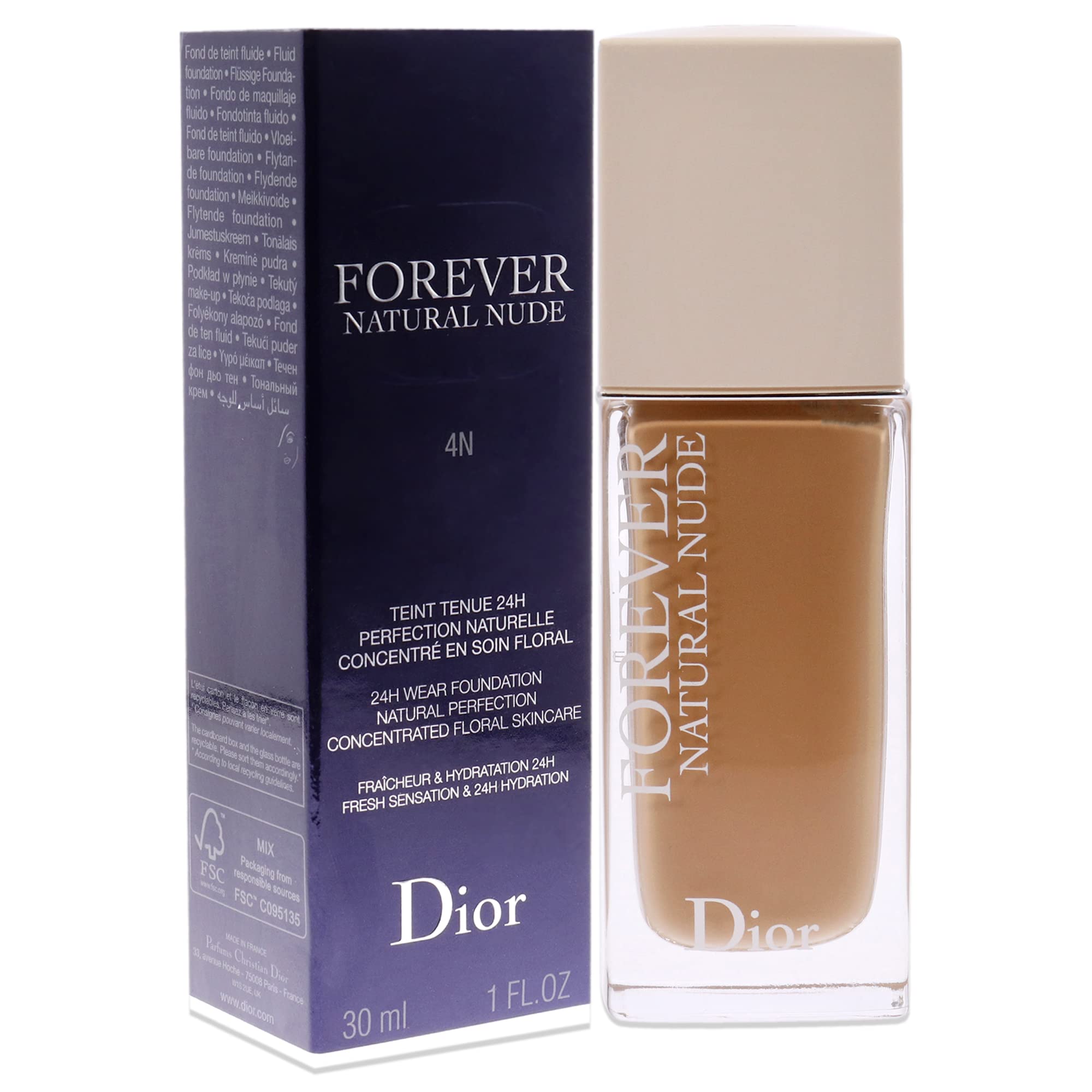 Foto 4 pulgar | Base Dior Dior Forever Natural Nude 4n 30 Ml Para Mujer - Venta Internacional.