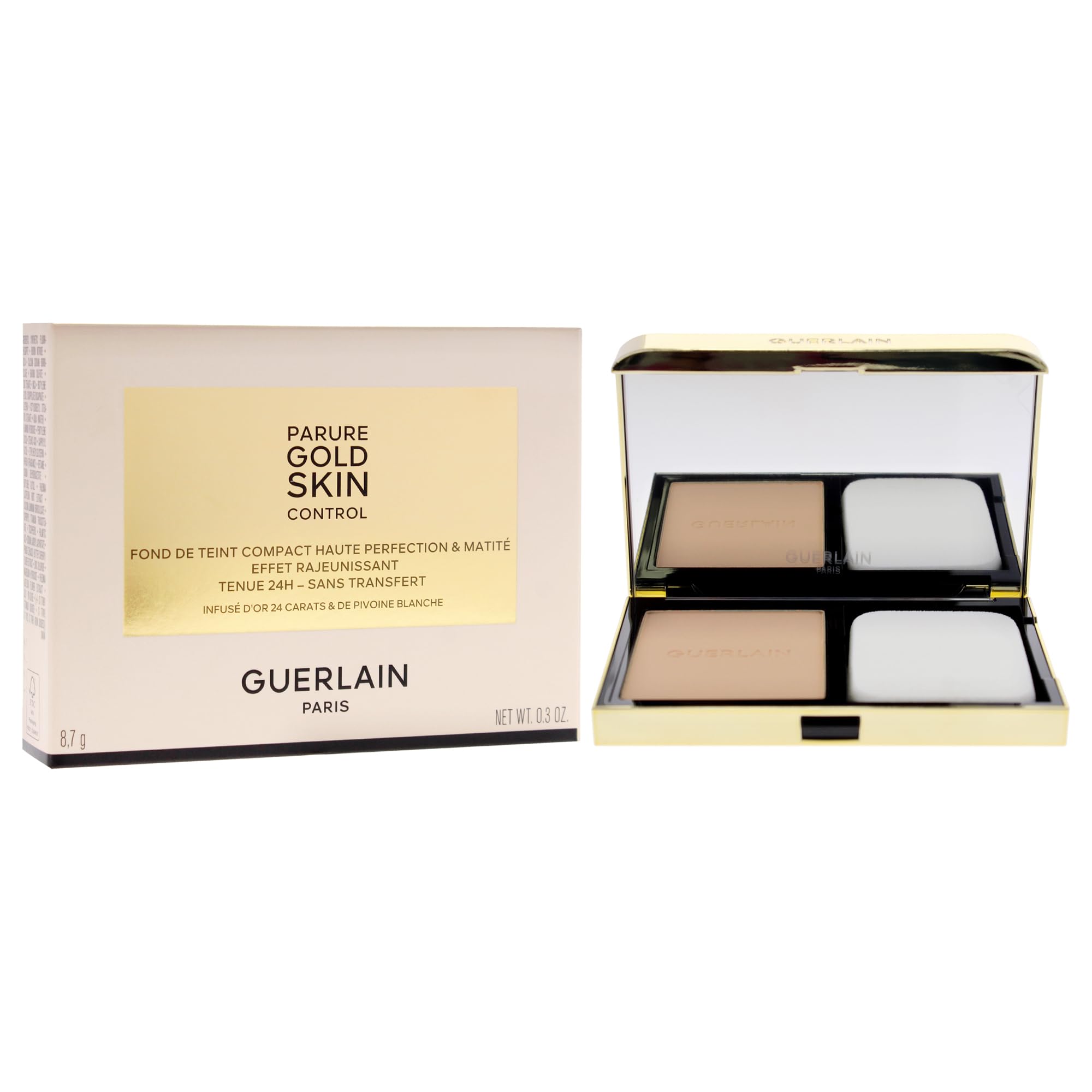 Foto 4 pulgar | Base De Maquillaje Compacta Guerlain Parure Gold Skin Control Matte - Venta Internacional.