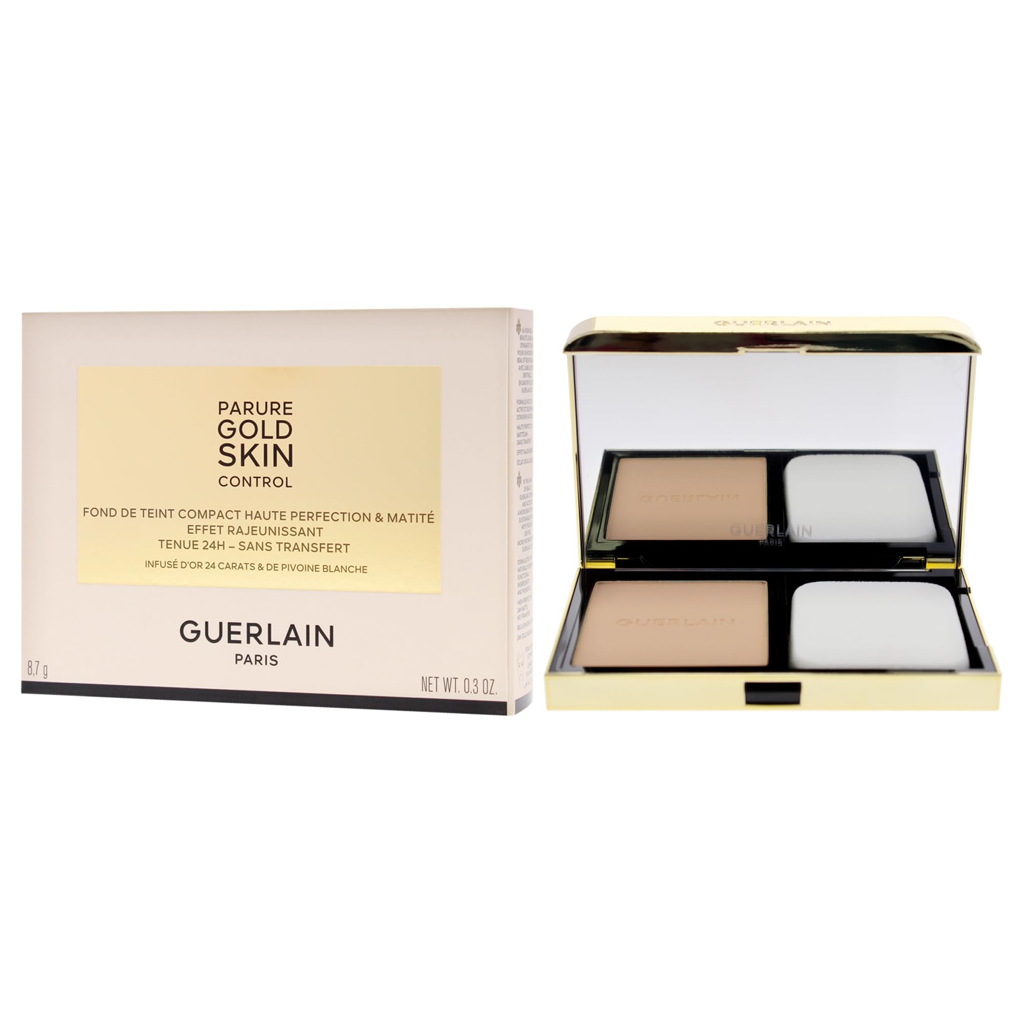 Foto 5 pulgar | Base De Maquillaje Compacta Guerlain Parure Gold Skin Control Matte - Venta Internacional.