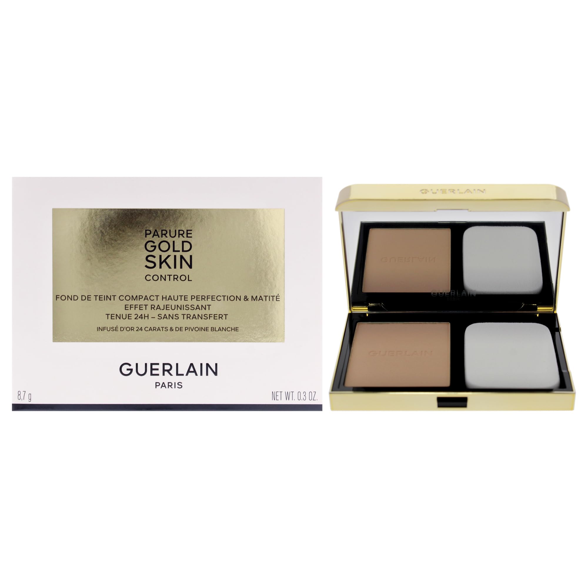 Foto 2 pulgar | Base De Maquillaje Compacta Guerlain Parure Gold 1n, Muy Ligera, 8,8 Ml - Venta Internacional.