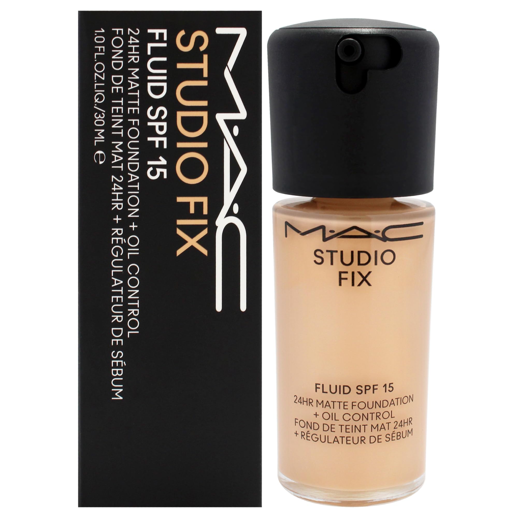 Foto 2 pulgar | Base Mac Studio Fix Fluid Spf 15, 24 Horas, Mate Nc25, 30 Ml - Venta Internacional.