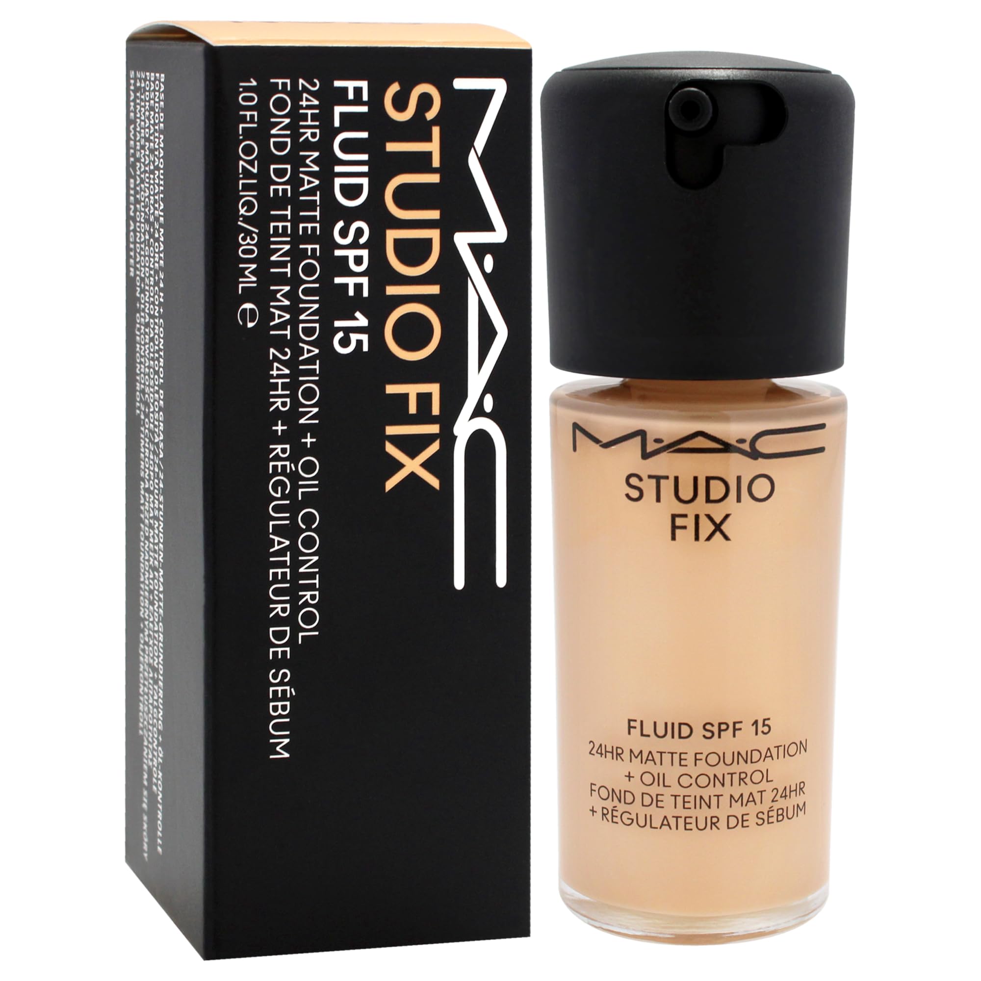 Foto 4 pulgar | Base Mac Studio Fix Fluid Spf 15, 24 Horas, Mate Nc25, 30 Ml - Venta Internacional.