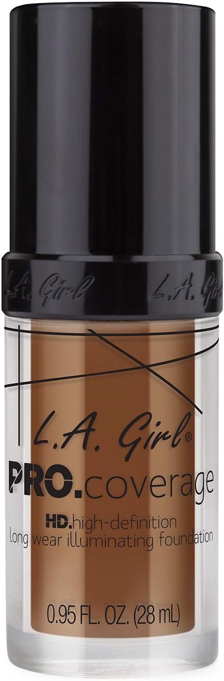 Liquid Foundation L.a. Girl Pro Coverage Coffee, 28 Ml - Venta Internacional.