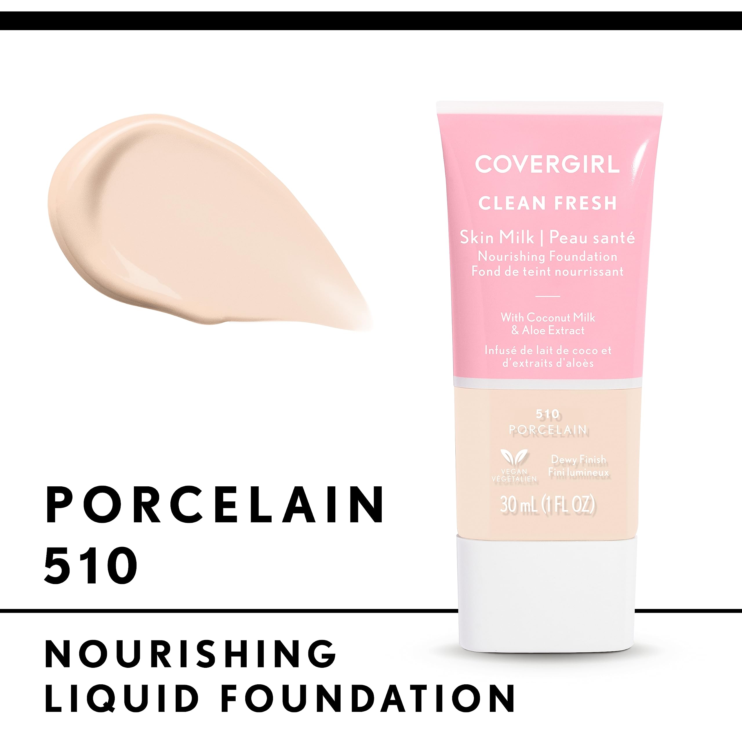 Foto 4 pulgar | Base Covergirl Clean Fresh Skin Leche Hidratante Vegana - Venta Internacional.