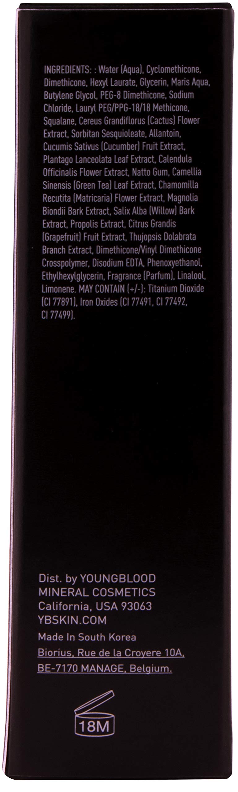 Foto 3 | Base Mineral Líquida Youngblood Golden Sun De Cobertura Total - Venta Internacional.