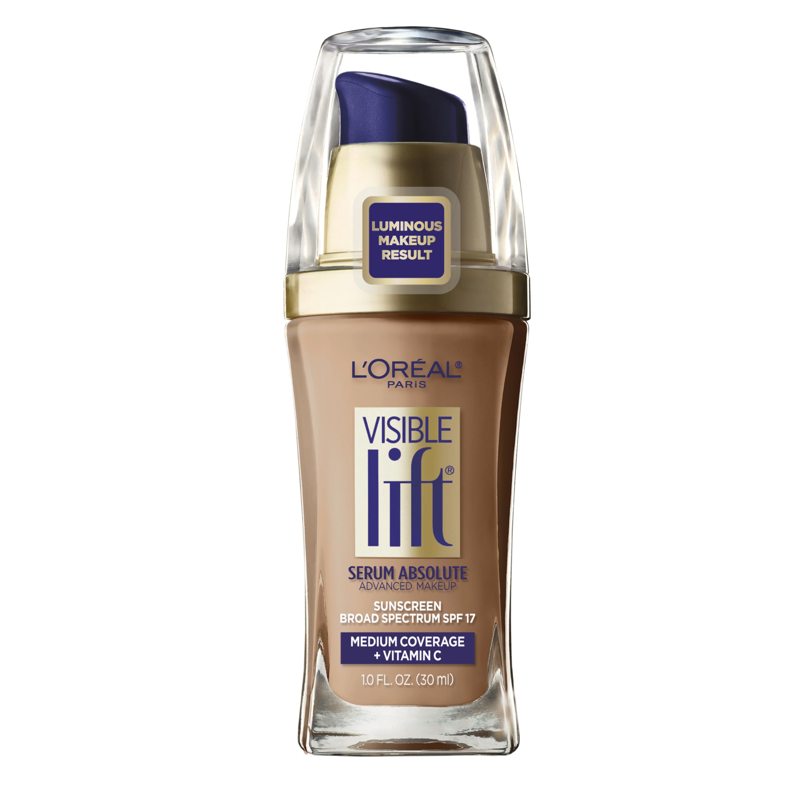 Sérum Foundation L'oreal Paris Visible Lift, Bronceado Clásico, 30 Ml - Venta Internacional.