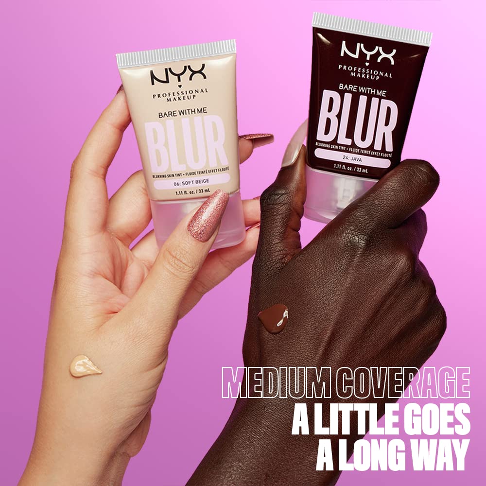 Foto 7 pulgar | Base Nyx Professional Makeup Bare With Me Blur Skin Tint - Venta Internacional.