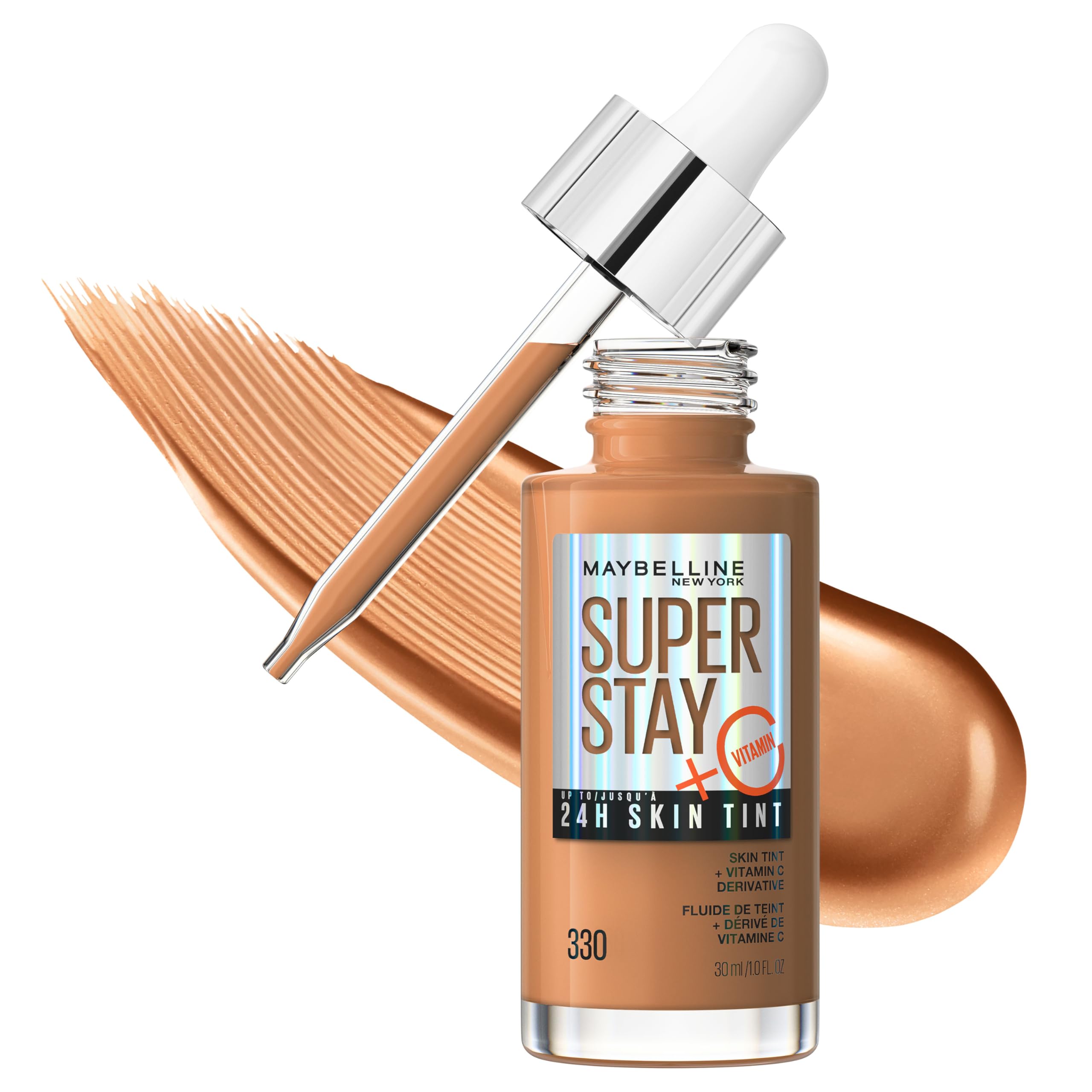 Foto 2 pulgar | Base De Maquillaje Maybelline Super Stay Skin Tint 330 Con Vitamina C - Venta Internacional.