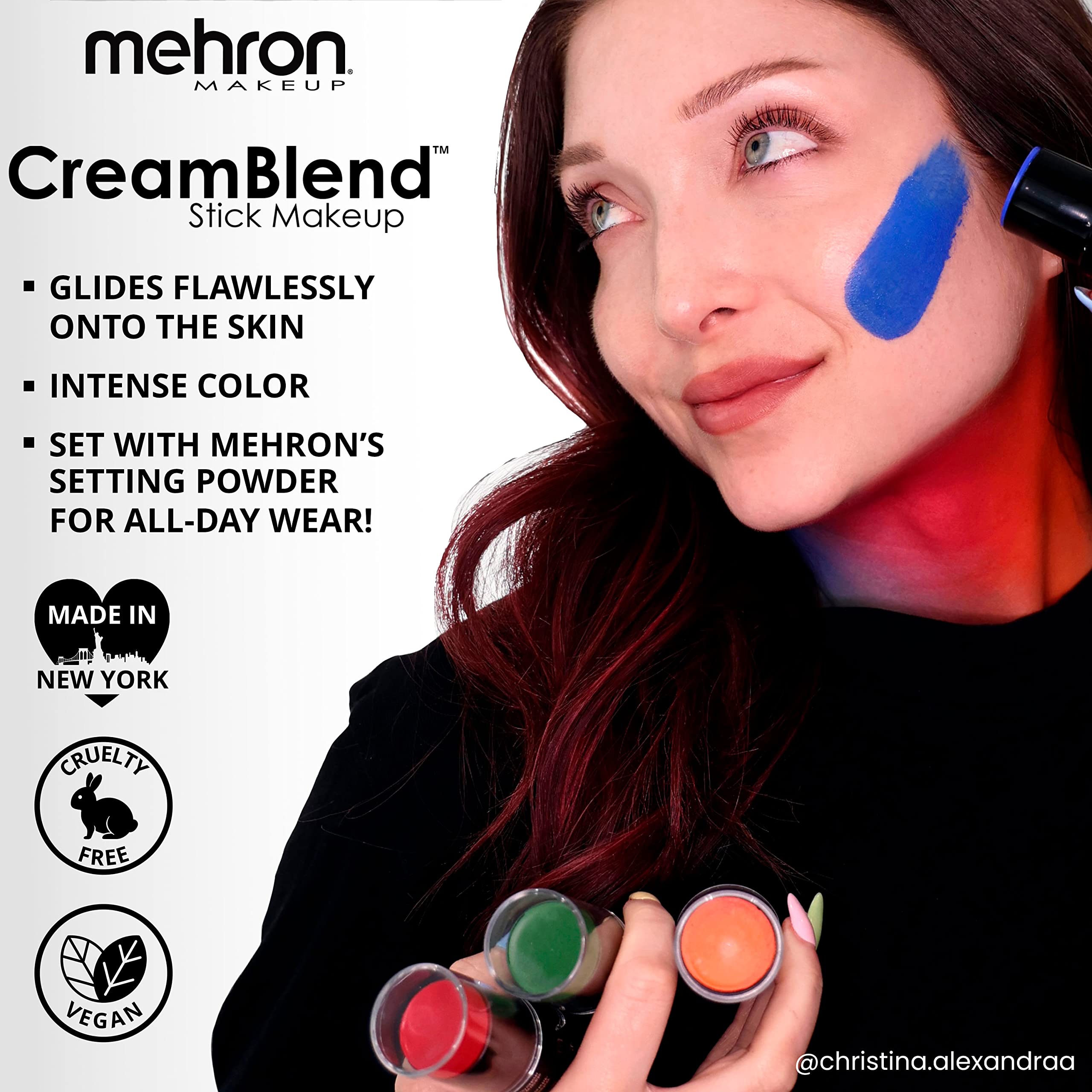 Foto 7 pulgar | Crema De Maquillaje Blend Stick Mehron Face Paint 21 G Gris Claro - Venta Internacional.