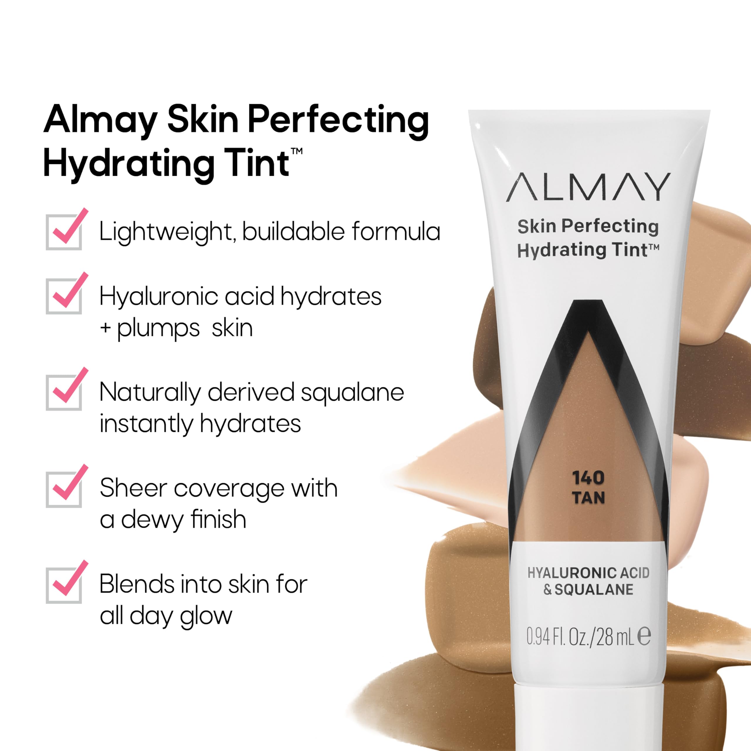 Foto 3 | Base De Maquillaje Líquida Almay Hydrating Lightweight 30 Ml 110 Buff - Venta Internacional.